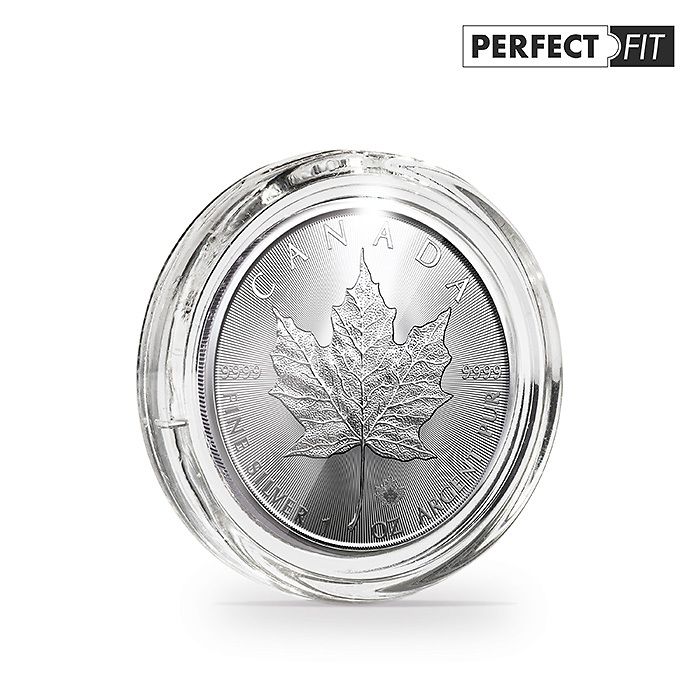 Ultra capsules Perfect Fit pour 1 oz. Maple Leaf Silber (38,00 mm), paquete de 10