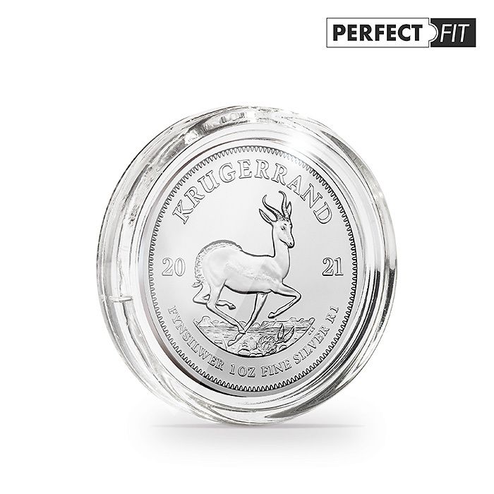 Ultra capsules Perfect Fit pour 1 oz. Silber 39 mm(p.e.Krügerrand, Britannia), paqu. de 40