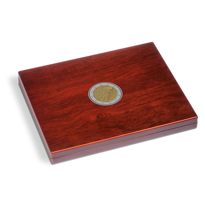 Volterra Uno - Coffret Numismatique pour 23 pièces de 2 euros 2022 « Erasmus » en capsules