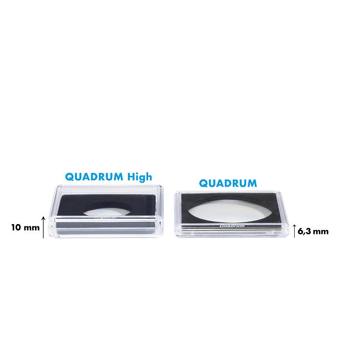 capsules QUADRUM High pour pièces de monnaie de diamètre intérieur 11 mm p. 50