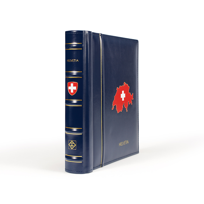 Leuchtturm Album préimprimé Perfect DP, design classique SWITZERLAND 2020-2025, bleu