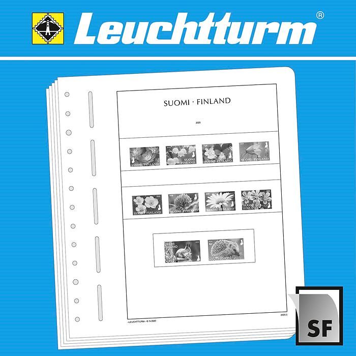 LEUCHTTURM SF-Feuilles préimprimées Finlande 2020-2023