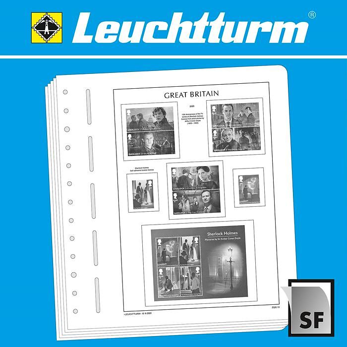 Leuchtturm SF-feuilles préimprimées Grande-Bretagne 2020-2024