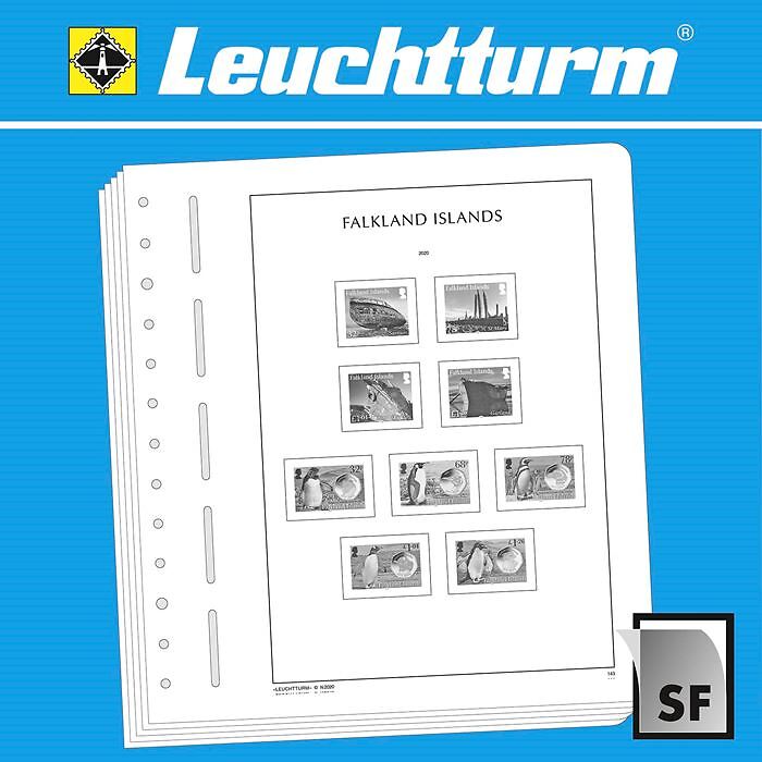Leuchtturm feuilles complémentaires SF Iles Falkland 2021