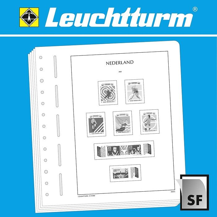 LEUCHTTURM SF-Feuilles préimprimées Pays-Bas 2020-2023