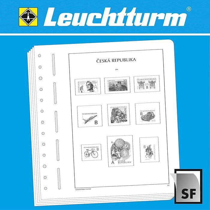 LEUCHTTURM SF-Feuilles préimprimées République Tchèque 2020-2023