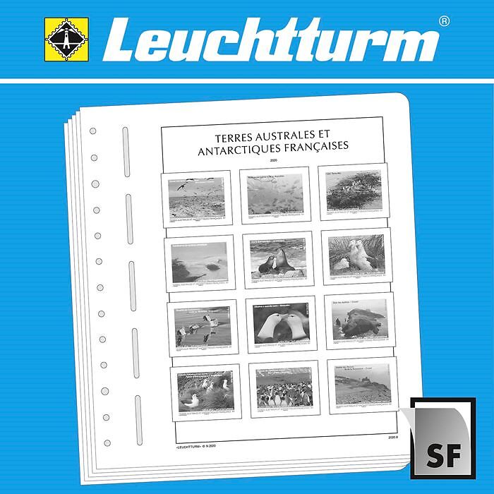 LEUCHTTURM SF-Feuilles préimprimées Territoire français, l'Antarctique(T.A.A.F.) 2020-2023