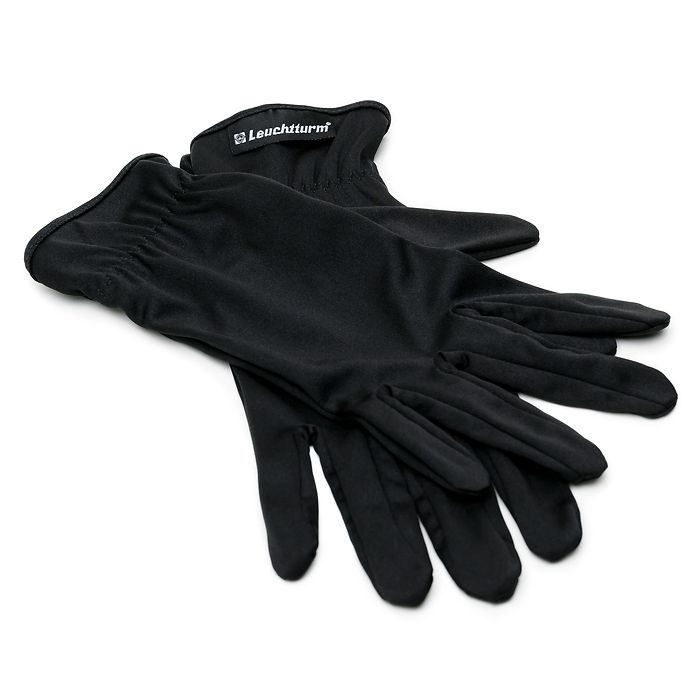 Gants en microfibre, taille M, 1 paire, noirs