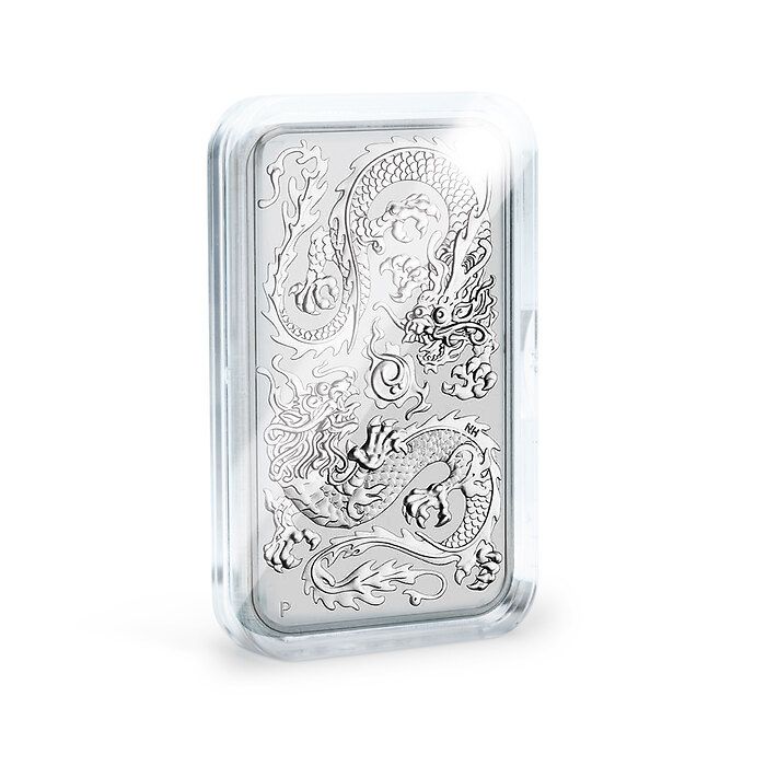 Ultra capsules Perfect Fit pour  1oz Silver Dragon Rectangular (47,6x27,6mm), paquet de 10