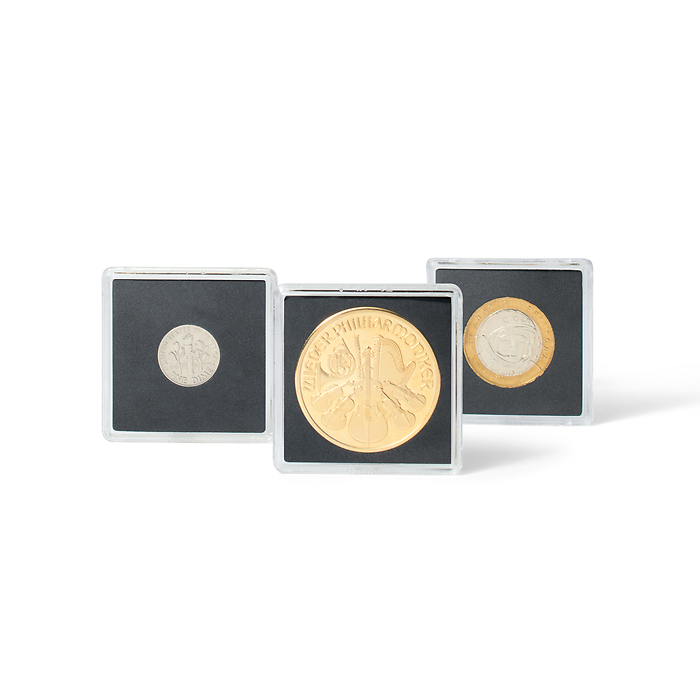 capsules QUADRUM pour pièces de monnaie de diamètre intérieur 10 mm p. 100