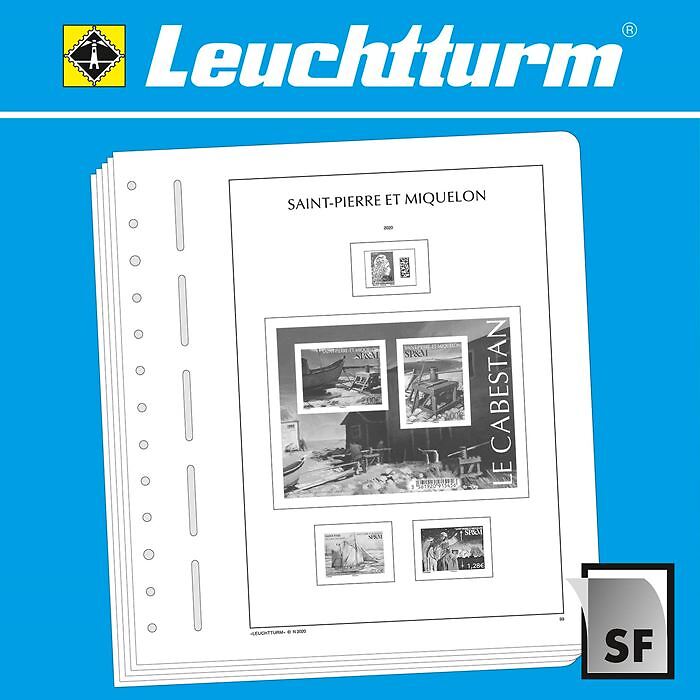Leuchtturm feuilles complémentaires SF St.Pierre et Miquelon 2022