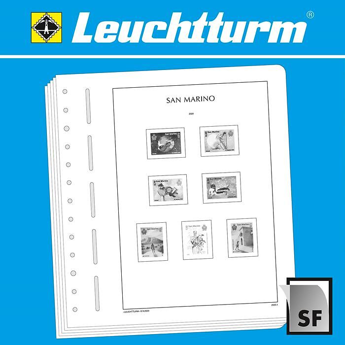 Leuchtturm feuilles complémentaires SF San Marino 2022