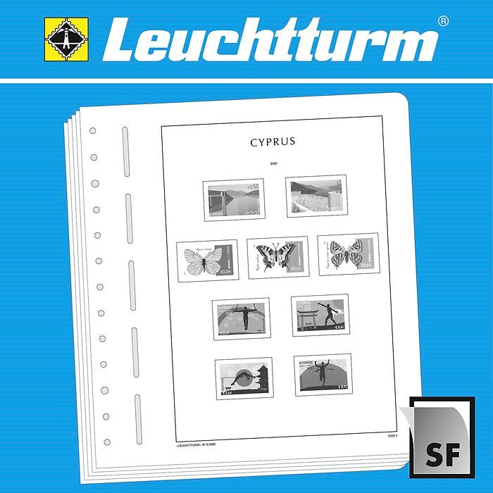 Leuchtturm feuilles complémentaires SF Chypre 2022
