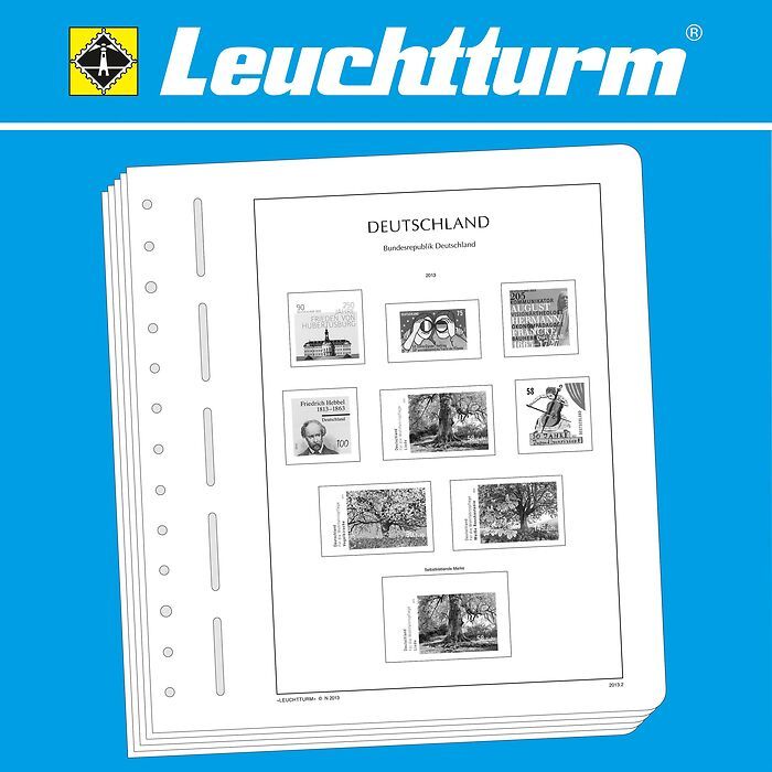 Leuchtturm supplement with stamp mounts Grande-Bretagne Série courante et Régionale, Spéci