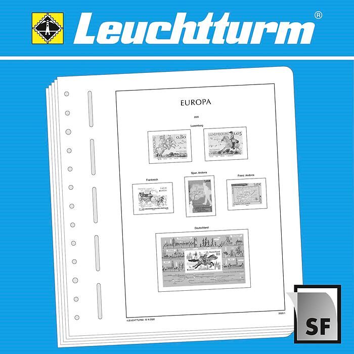 Leuchtturm feuilles complémentaires SF Europe émission conjointe 2022