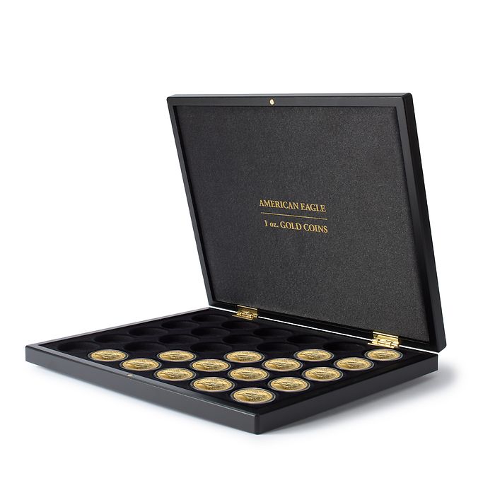 Volterra Uno - Coffret Numismatique pour 30 pièces d'or « American Eagle » en capsules