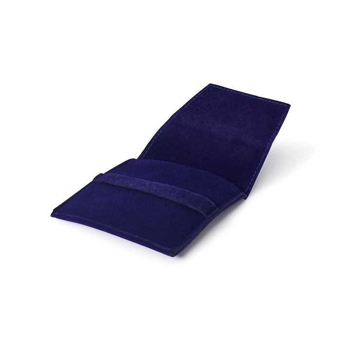 Pochette Premium pour une pièce de monnaie jusqu'à 50 mm (avec ou sans capsule), bleu