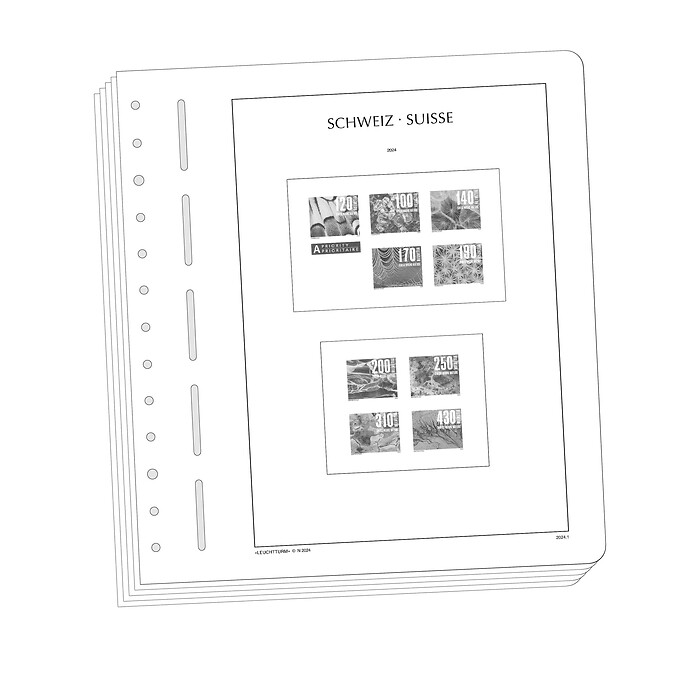 Leuchtturm feuilles complémentaires Suisse 2023