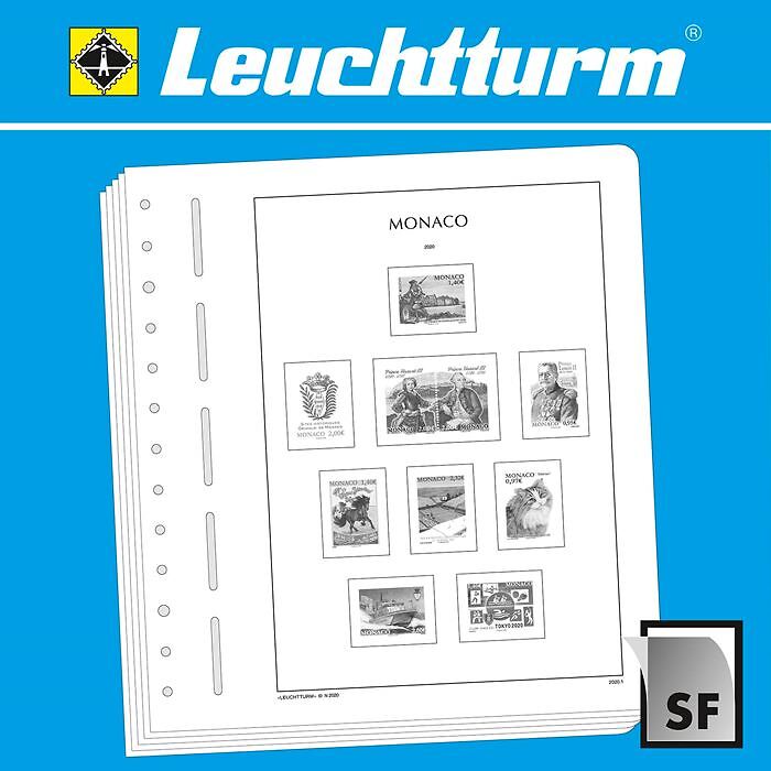 Leuchtturm feuilles complémentaires SF  Monaco 2023