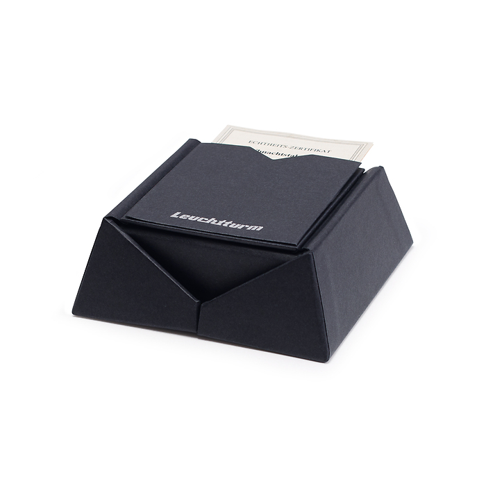 Porta écrin numismatique pour une capsule Quadrum, noire