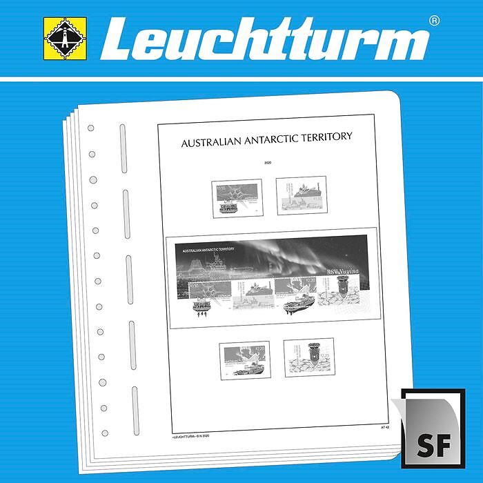 Leuchtturm feuilles complémentaires SF Territoire antarctique australien 2023