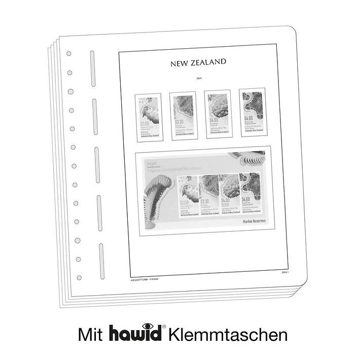 Leuchtturm feuilles complémentaires SF Nouvelle Zélande 2024