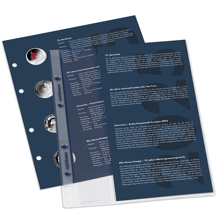 Optima supplément 2026 pour l'album 'Dt. 35 Euro Gedenkmünzen'