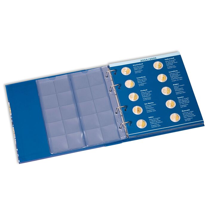 Numis Album préimprimé 2 Euros des pays Européens. Version allemand.
