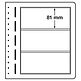 Leuchtturm feuilles neutres LB, 3 Compartiments, 190x 81 mm