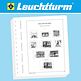 Leuchtturm feuilles préimprimées RDA 1970-1974