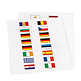 Jeu de drapeaux pour Album Numis Euros