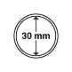 Capsules pour pièces de monnaie diamètre intérieur 30 mm