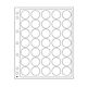 Feuilles en plastique Encap pour 35 capsules avec un diamètre  de l'int´rieur de 28 à 30mm