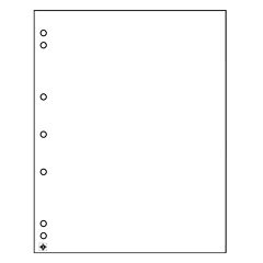 Intercalaires Numis, blanc, paquet de 10